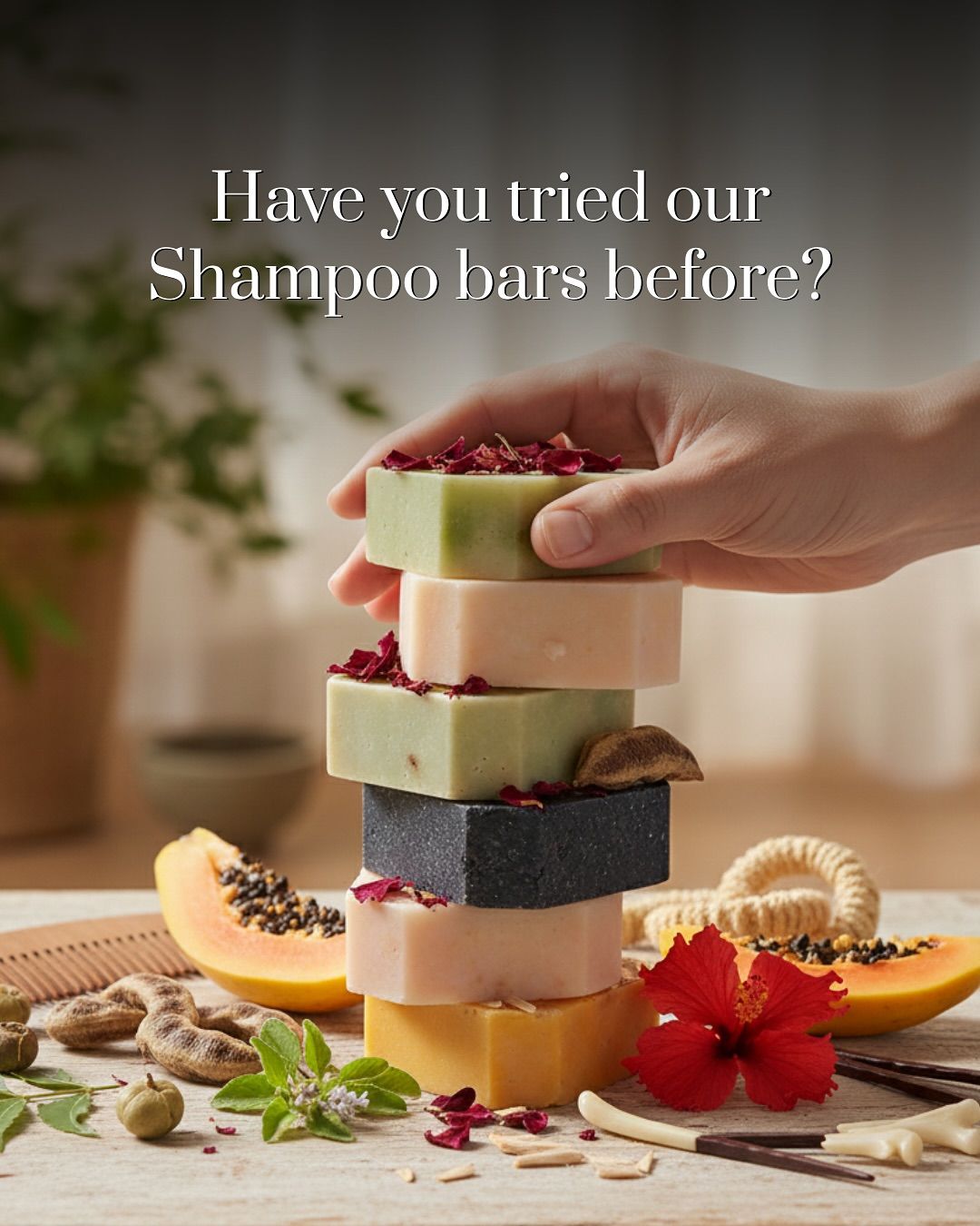 Premium Eco-Friendly Natural Shampoo Bar | Deep Cleansing & Nourishing Hair Care | Sulfate-Free, Plant-Based Ingredients for Healthy, Shiny Hair | Sustainable & Zero-Waste | Perfect for All Hair Types